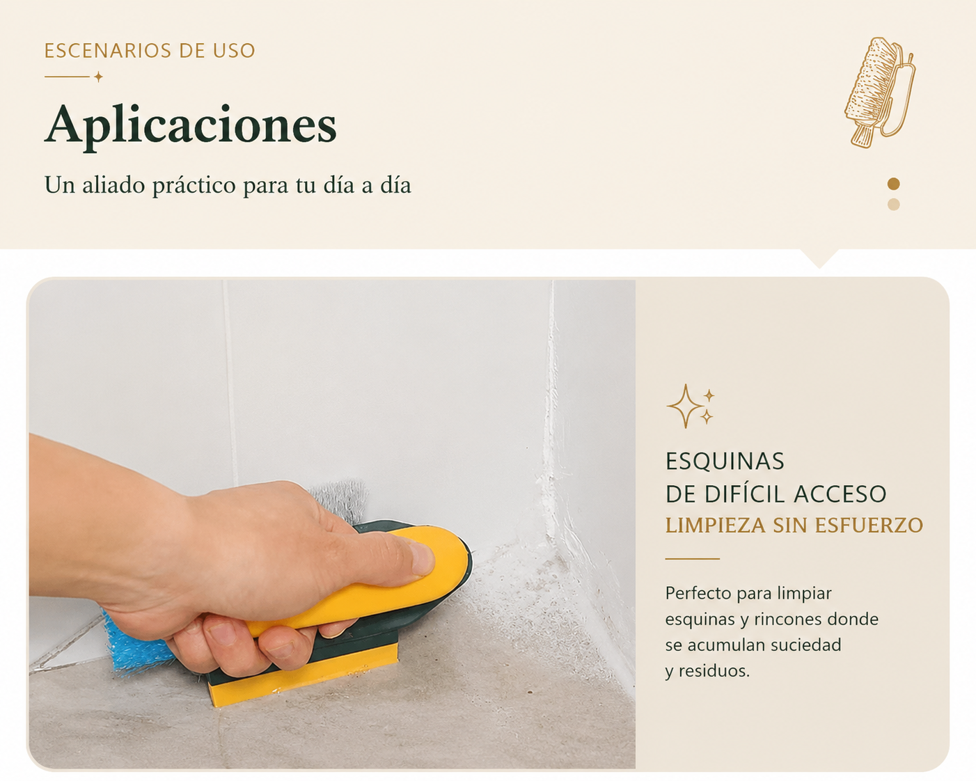 El Cepillo 5 en 1  - llega donde los demás no pueden