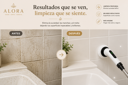 Cepillo Eléctrico Inalámbrico 9 en 1  — Limpieza profunda con menos esfuerzo